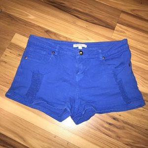 Blu Pepper cobalt blue shorts